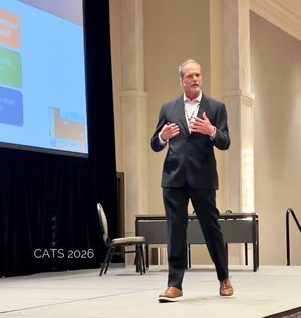 Brian Hortz speaking at CATS 2026 conference