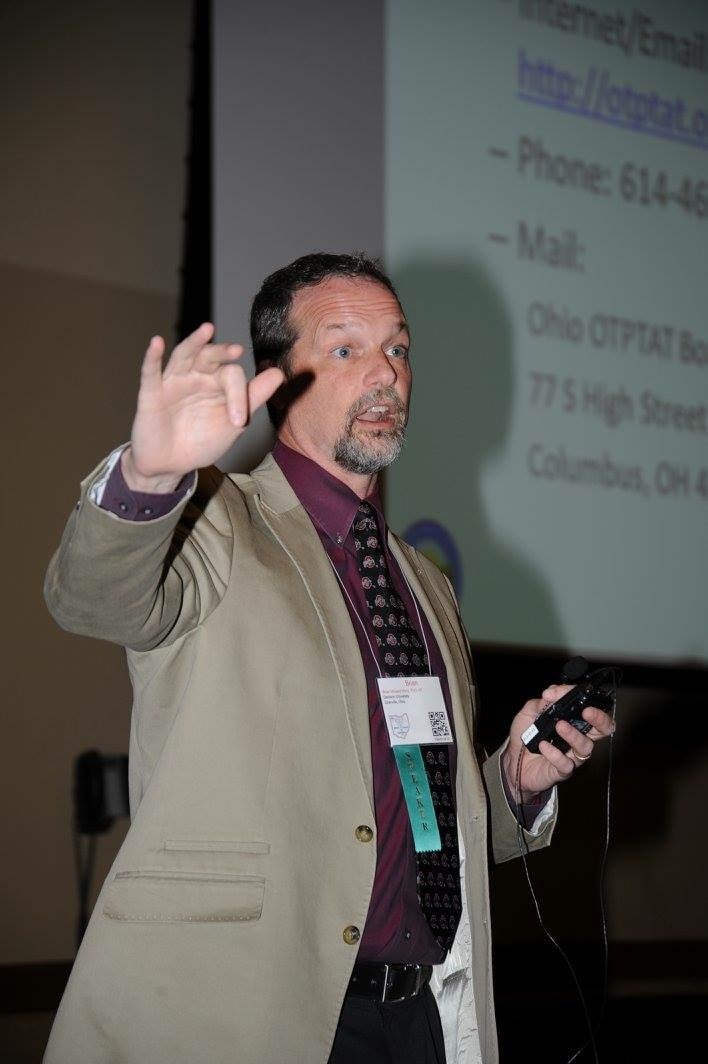 Brian Hortz presenting at a professional conference